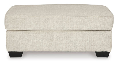 Heartcort Ottoman; Quartz