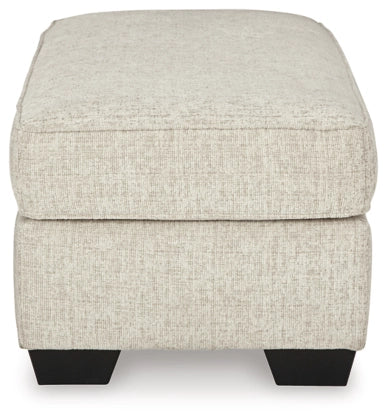 Heartcort Ottoman; Quartz