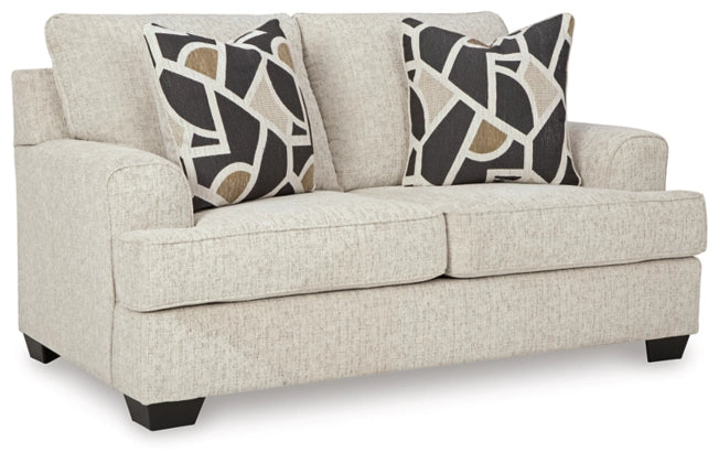 Heartcort Loveseat; Quartz