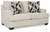 Heartcort Loveseat; Quartz