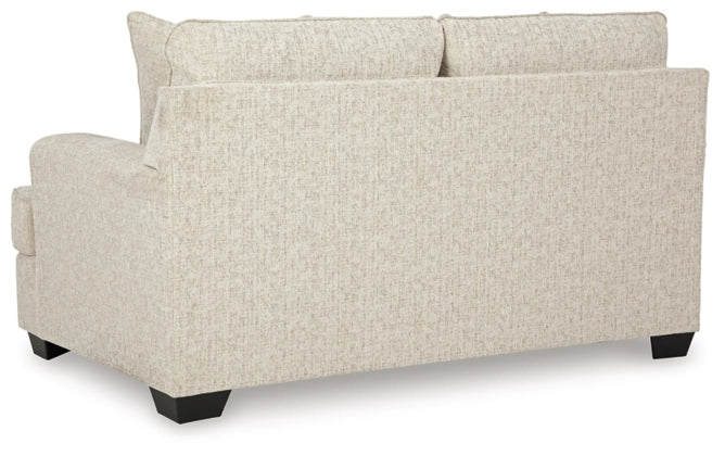Heartcort Loveseat; Quartz