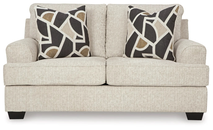 Heartcort Loveseat; Quartz