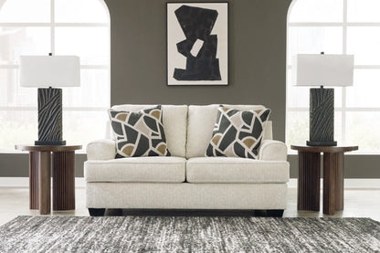 Heartcort Loveseat; Quartz