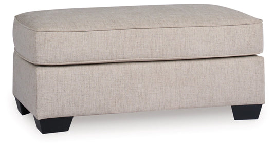 Heartcort Ottoman; Linen