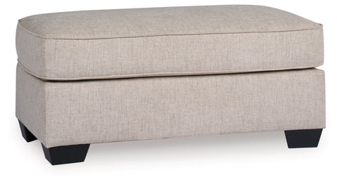 Heartcort Ottoman; Linen