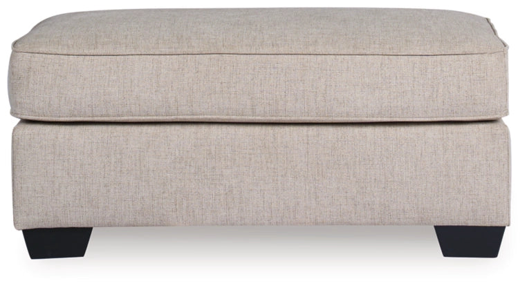 Heartcort Ottoman; Linen