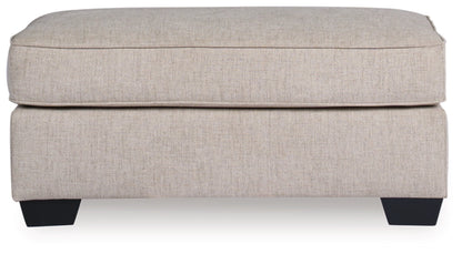 Heartcort Ottoman; Linen