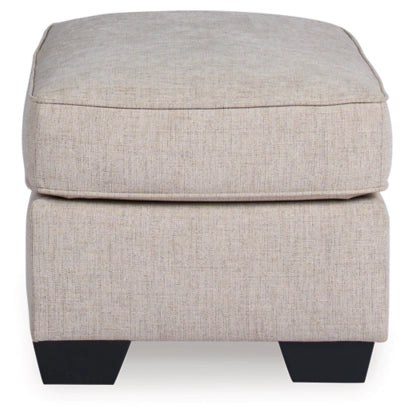 Heartcort Ottoman; Linen