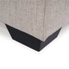Heartcort Ottoman; Linen