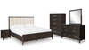 Westonfort Calfornia King Size Bed, Chest of Drawers, Dresser & Mirror and Nightstand