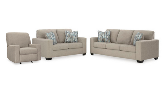 Deltona Sofa, Loveseat and Recliner