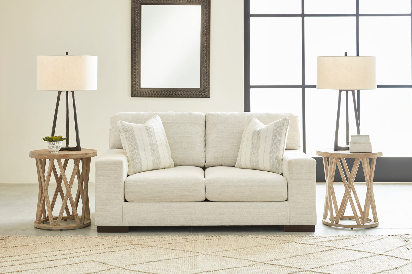 Maggie Loveseat; Birch