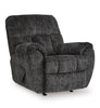 Rampant Rocker Recliner; Gunmetal