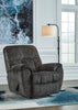 Rampant Rocker Recliner; Gunmetal