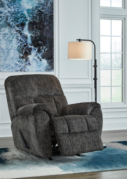 Rampant Rocker Recliner; Gunmetal
