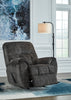 Rampant Rocker Recliner; Gunmetal