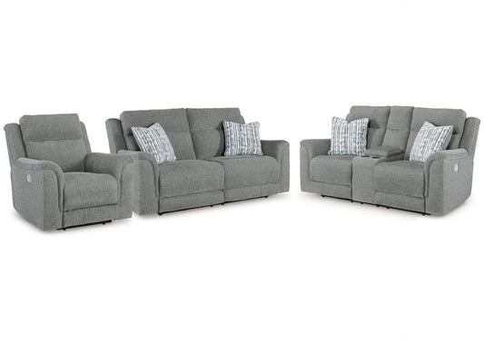 Overflow Power Reclining Sofa Set
