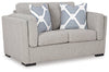 Evansley Sofa Set; Pewter