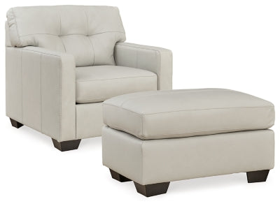 Belziani Chair and Ottoman