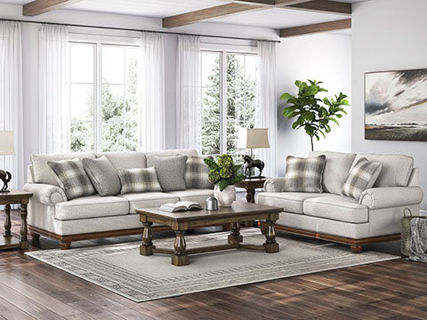 Stoughton Sofa and Loveseat
