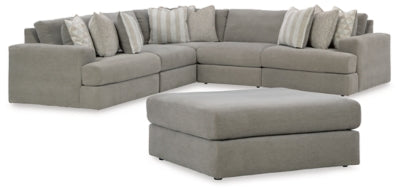 Avaliyah 5-Piece Sectional with Ottoman