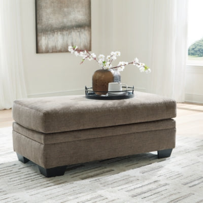 Stonemeade Ottoman; Nutmeg
