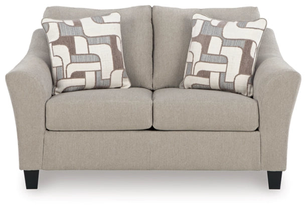 Willarae Sofa Set; Taupe