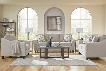 Willarae Sofa Set; Taupe