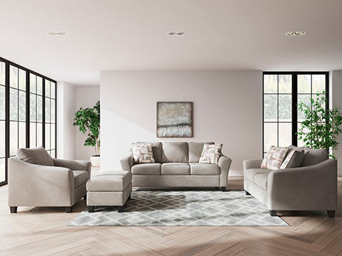 Willarae Sofa Set (Taupe)