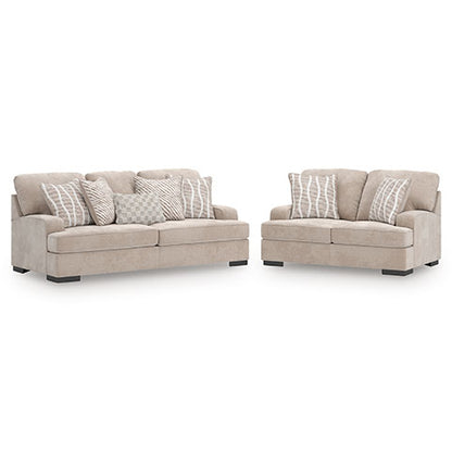 High Profile Sofa and Loveseat