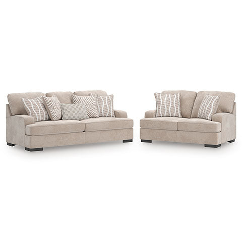High Profile Sofa and Loveseat