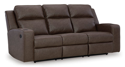 Lavenhorne Reclining Sofa, Loveseat and Recliner; Umber