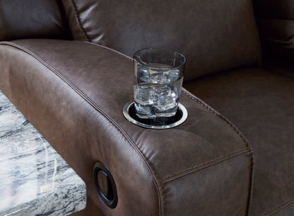 Lavenhorne Reclining Sofa, Loveseat and Recliner; Umber
