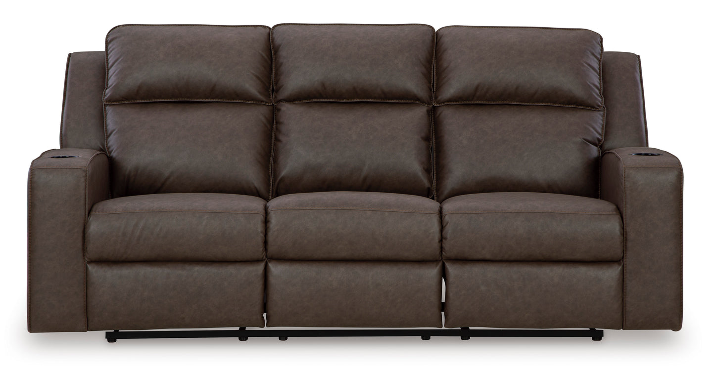 Lavenhorne Reclining Sofa, Loveseat and Recliner; Umber