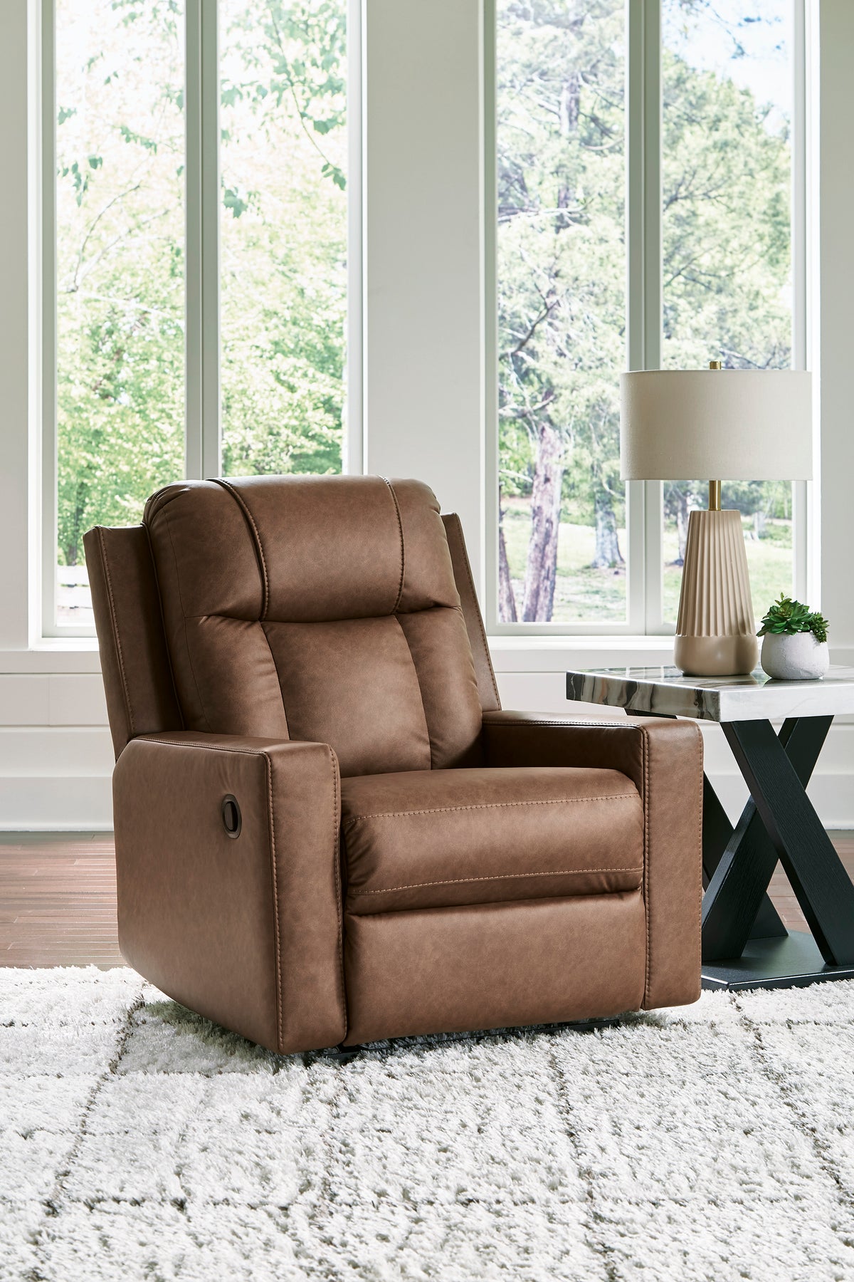 Mackmenville Reclining Sofa Set; Caramel