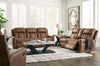 Mackmenville Reclining Sofa Set; Caramel
