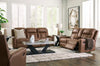 Mackmenville Reclining Sofa Set; Caramel