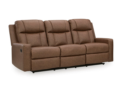 Mackmenville Reclining Sofa Set; Caramel