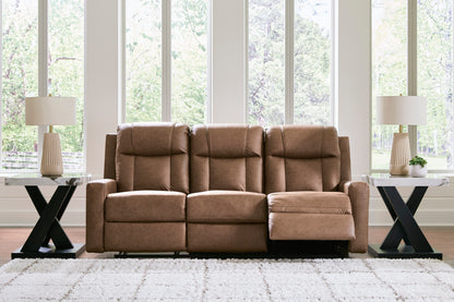 Mackmenville Reclining Sofa Set; Caramel