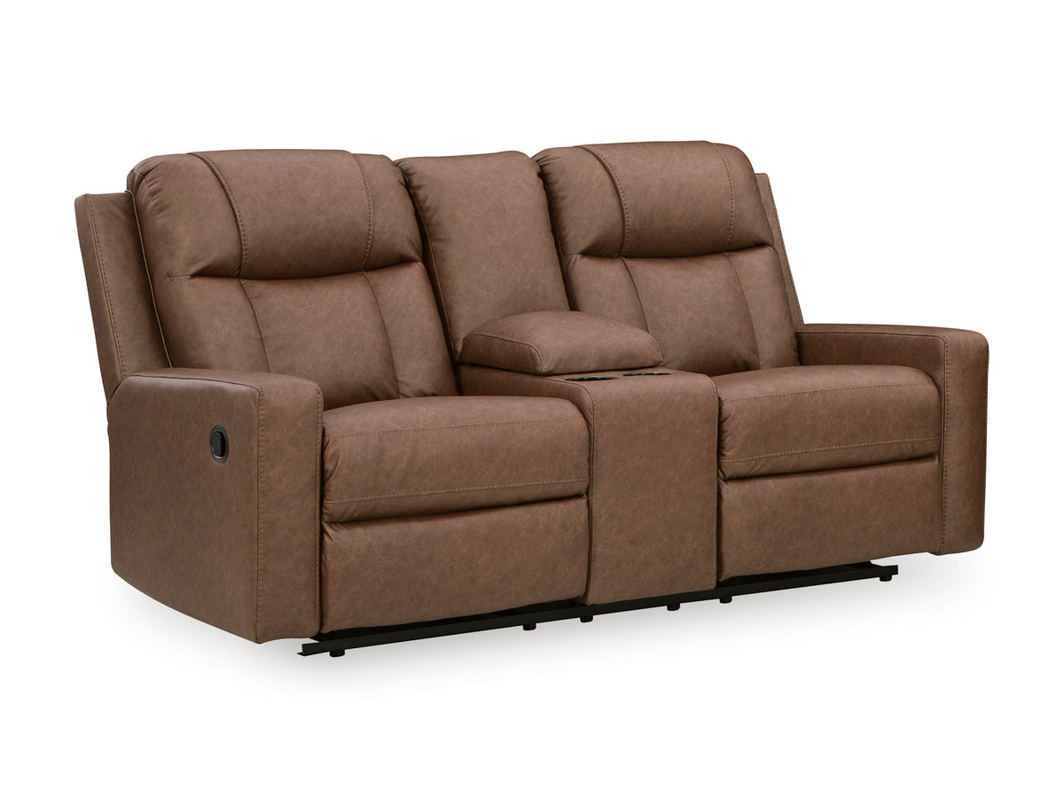 Mackmenville Reclining Sofa Set; Caramel