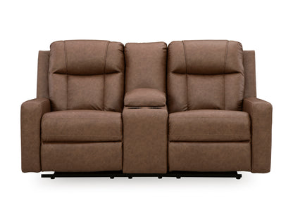 Mackmenville Reclining Sofa Set; Caramel