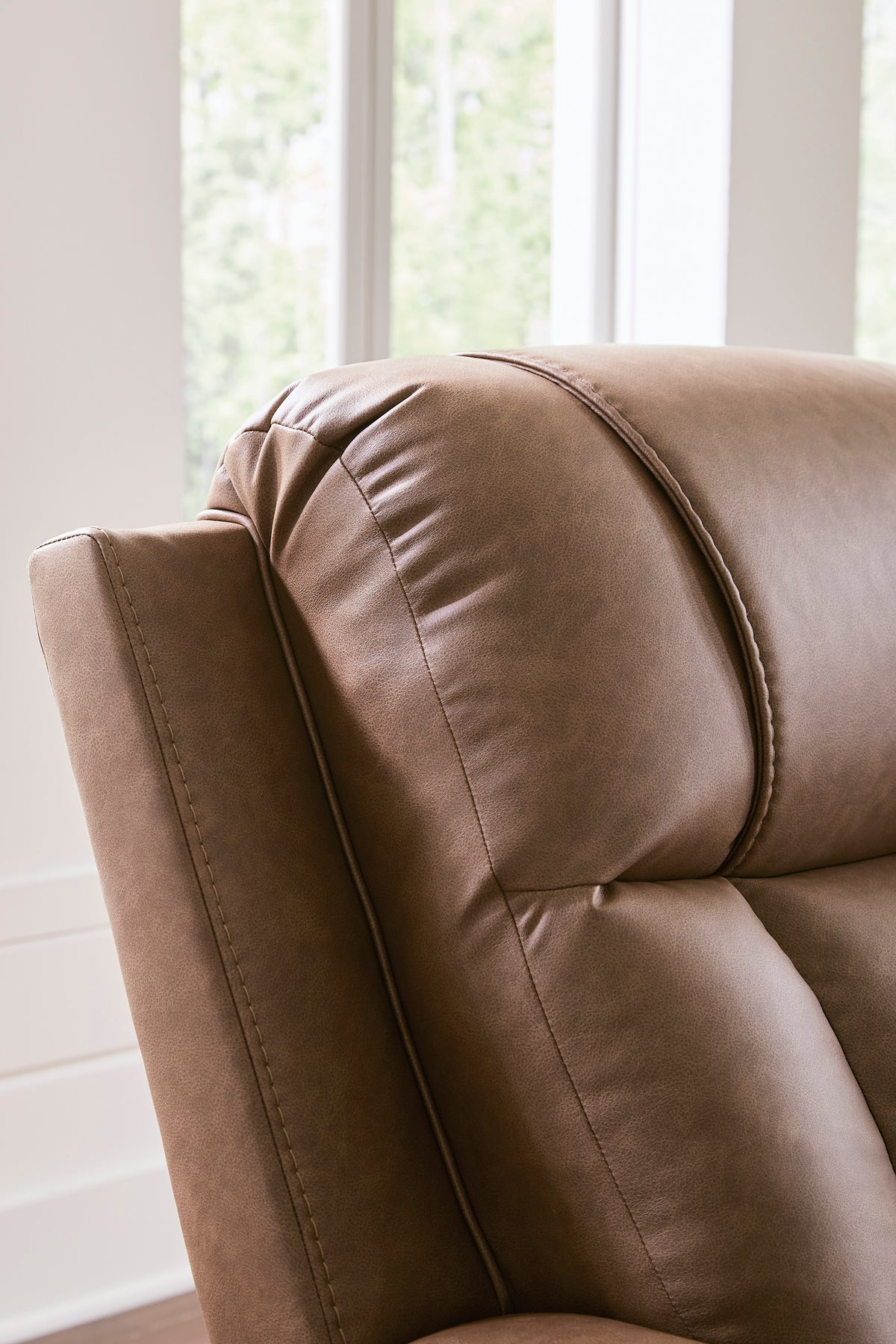 Mackmenville Reclining Sofa Set; Caramel