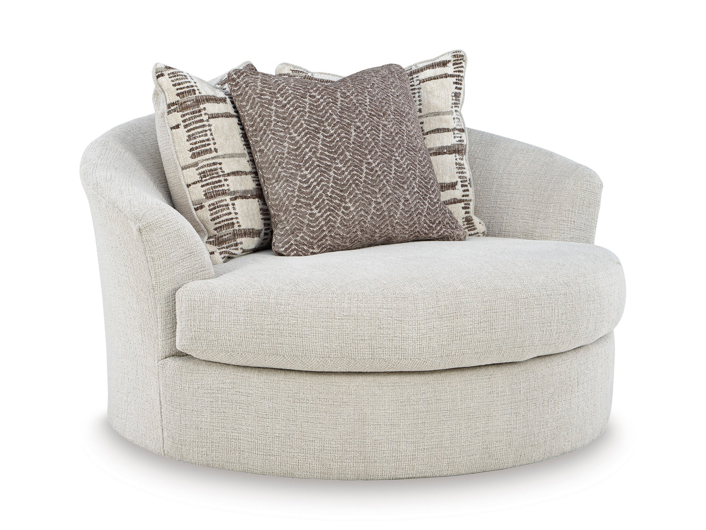 Barrelton Oversized Swivel Accent Chair