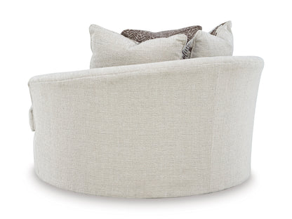 Barrelton Oversized Swivel Accent Chair