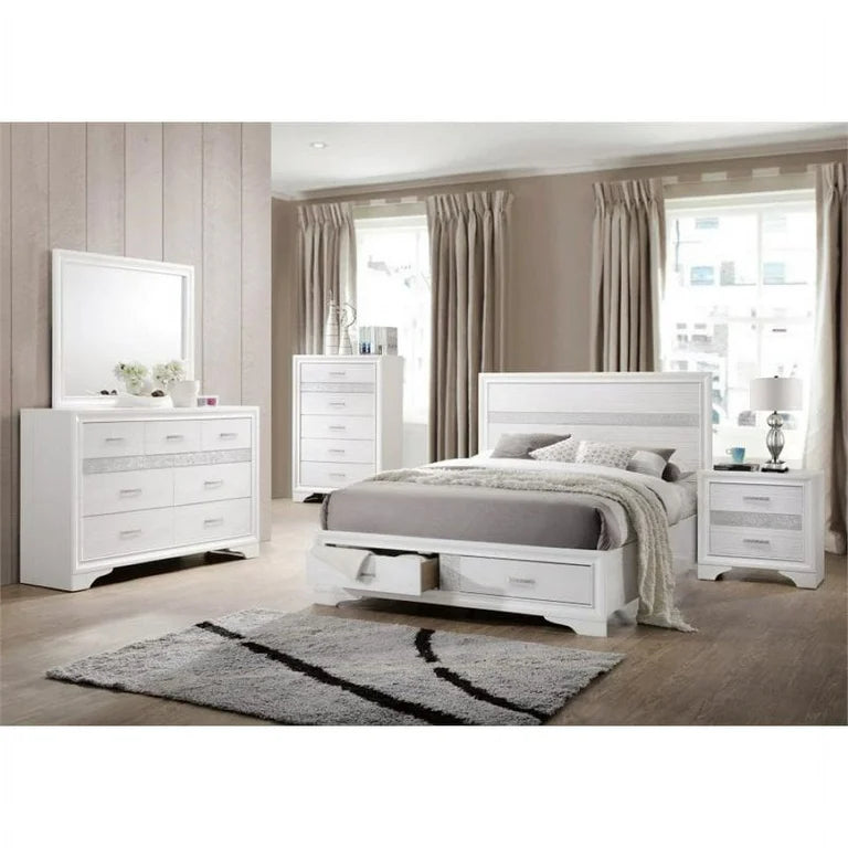 Ashbryn King Storage Bed,Dresser with Mirror,Chest and Nightstand