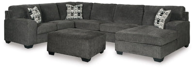 Ballinasloe 3-Piece Sectional with Ottoman