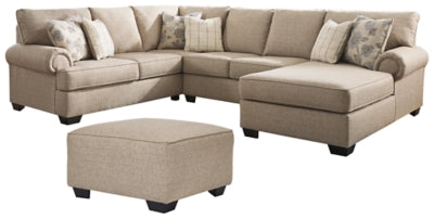 Baceno 3-Piece Sectional with Ottoman