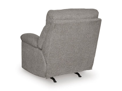 McArlie Rocker Recliner; Smoke