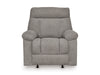 McArlie Rocker Recliner; Smoke