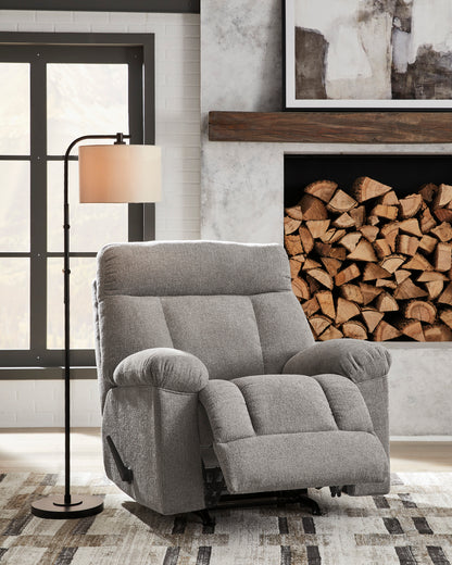 McArlie Rocker Recliner; Smoke